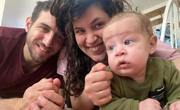 Yael Kopelovitz and her husband, Captain Eitan Kopelovitz who was killed in action in Gaza.