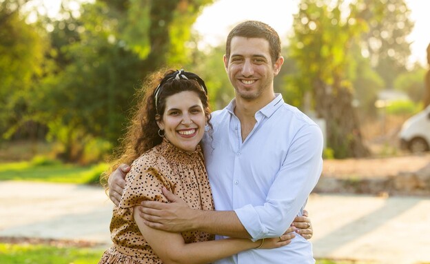 Yael Kopelovitz and her husband, Captain Eitan Kopelovitz who was killed in action in Gaza.