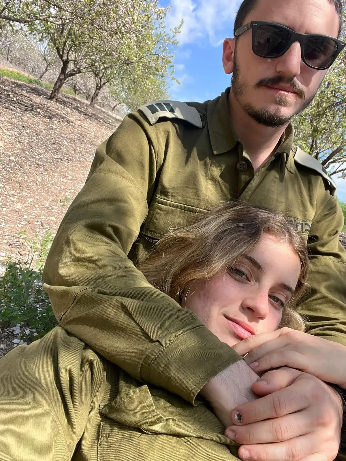 Tamar and Shilo before he was killed