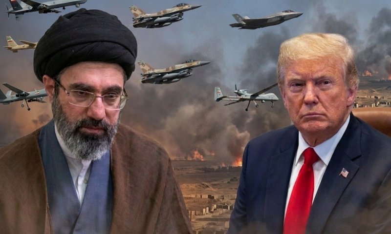 Donald Trump and Mojtaba Khamenei