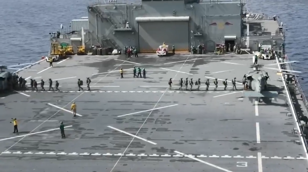 U.S. Naval Forces Board Sanctioned Iranian Shadow Fleet Tanker M/T TIFANI in Indian Ocean