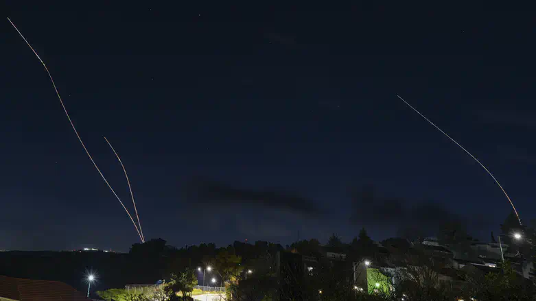 Rockets intercepted over Israel