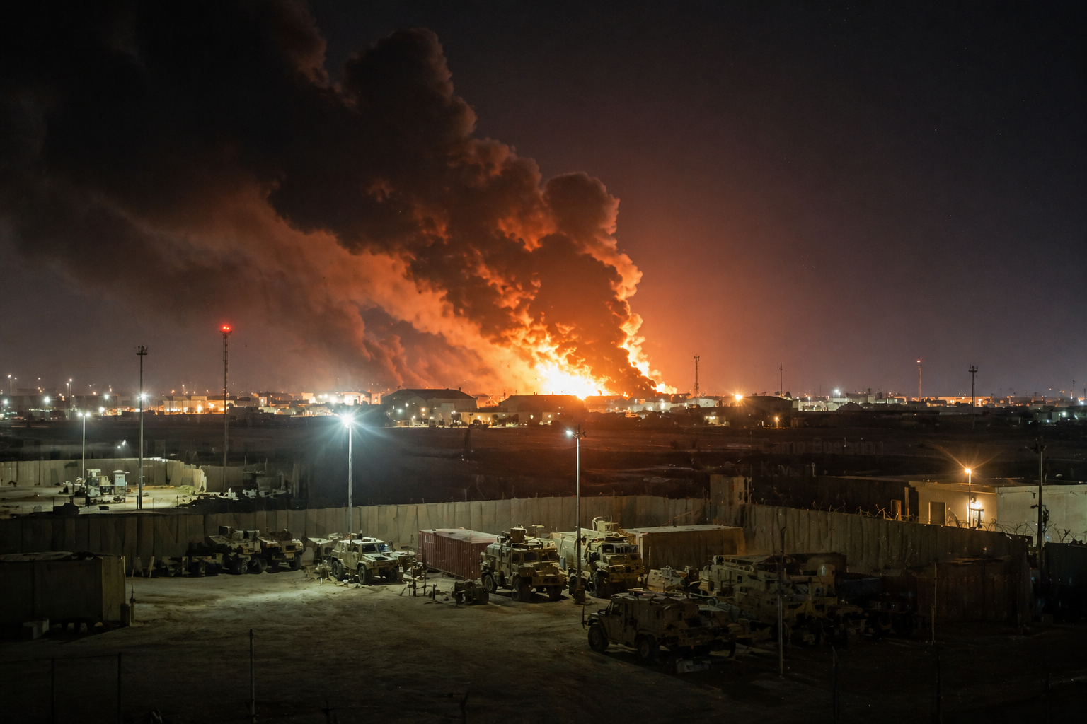 Iranian strikes in the Middle East