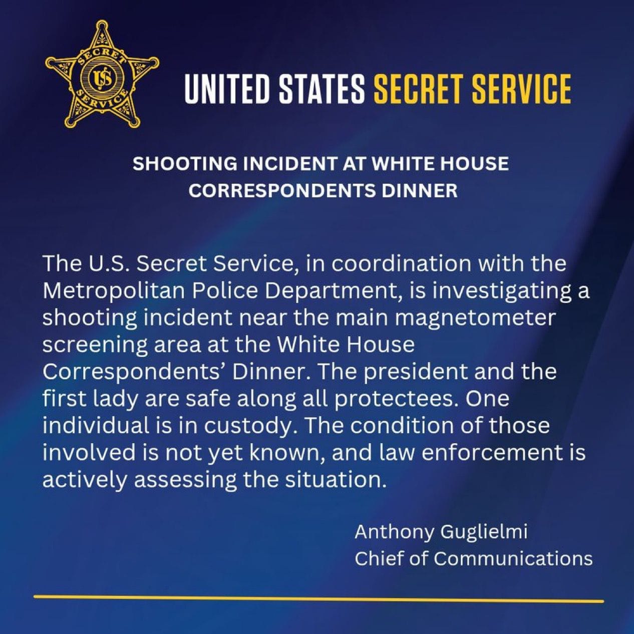 Secret service statement
