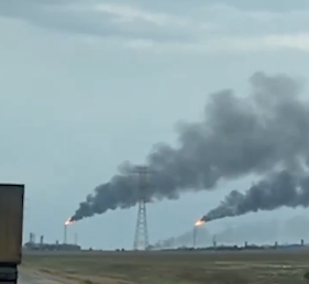 Iran Forced to Burn Off Oil Surplus