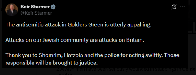 Keir Starmer reponds to the stabbings