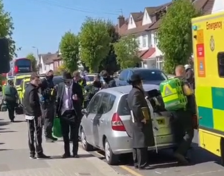 Two Ultra orthodox men were stabbed outside a Golders Green synagogue