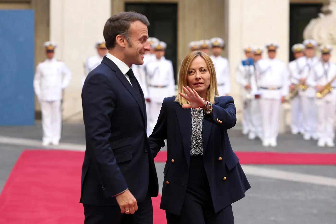Macron and Meloni
