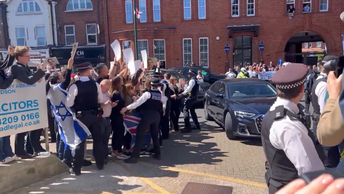 Prime Minister Starmer visiting terror site