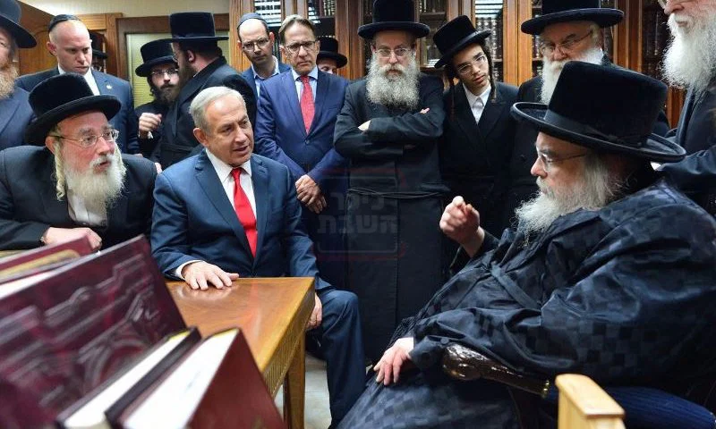 Netanyahu talks to Belz Admor
