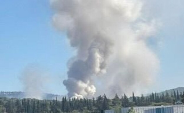 Rocket strikes in the North