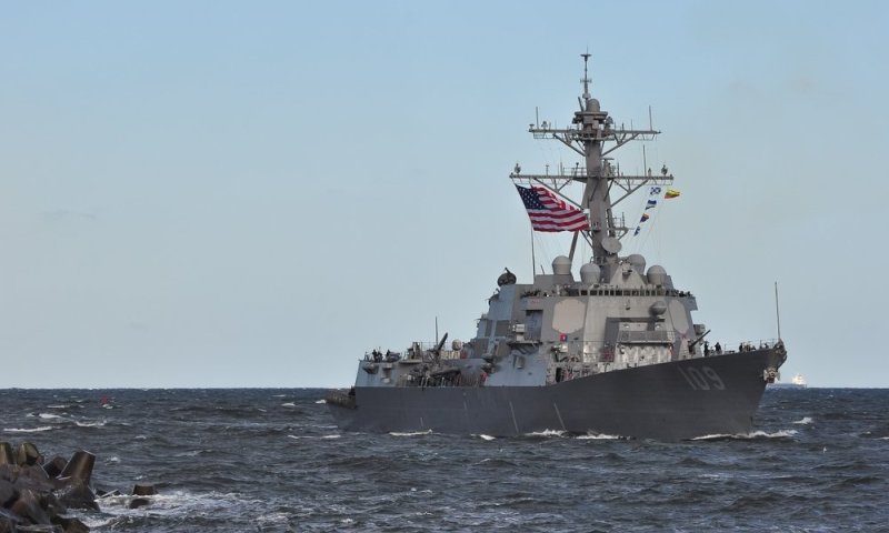 US warship