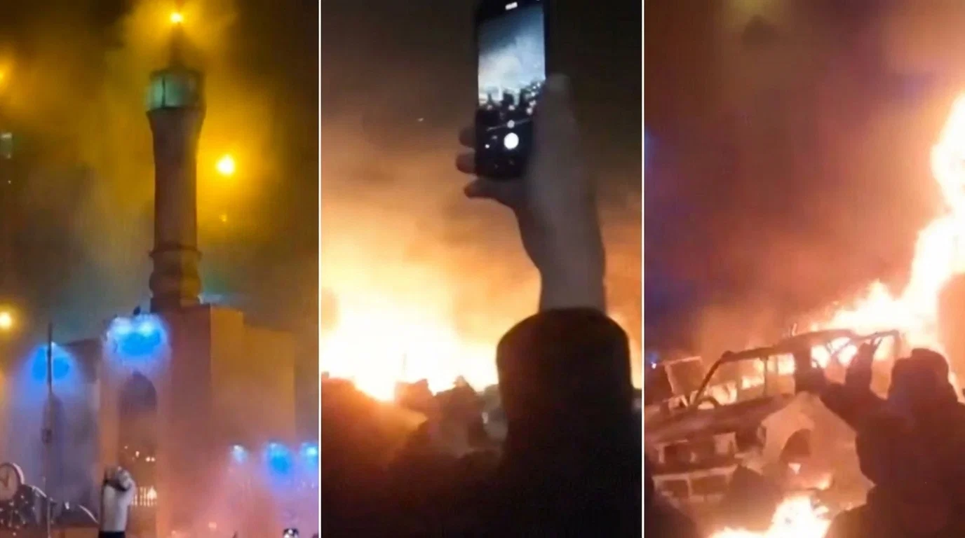 Iranians protest against the regime