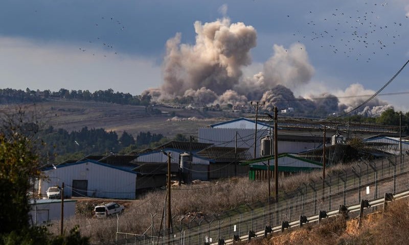 Attacking terror targets in southern Lebanon