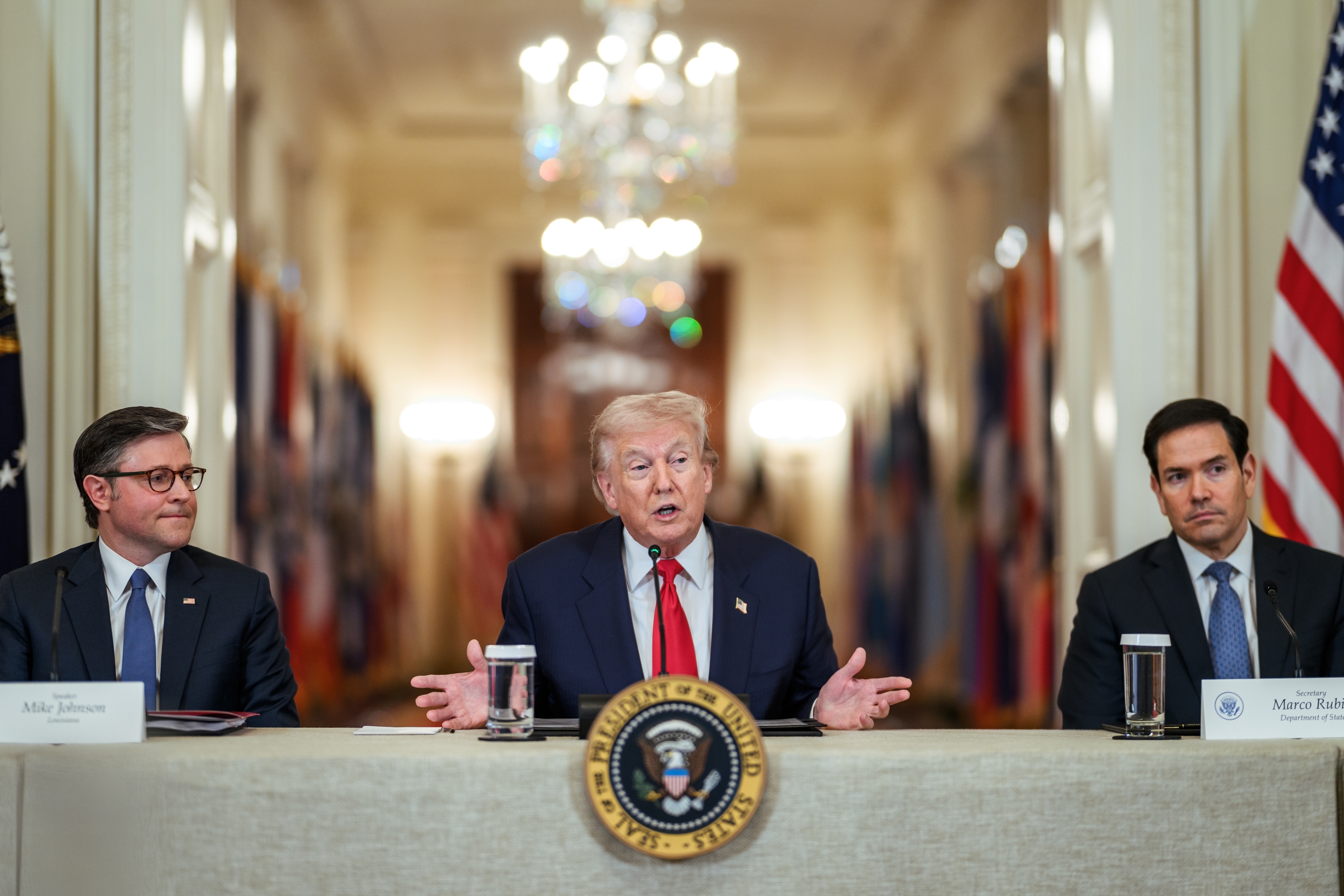 Trump in meeting