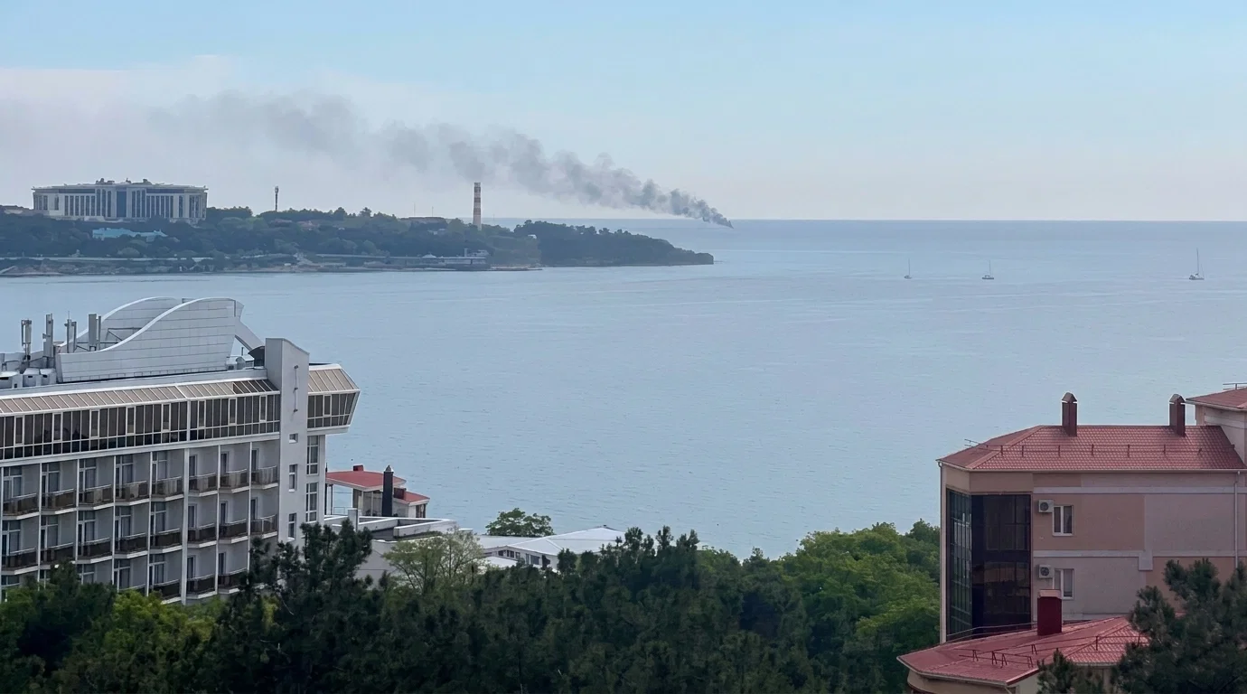 Flames Erupt Near Putin’s "Palace"