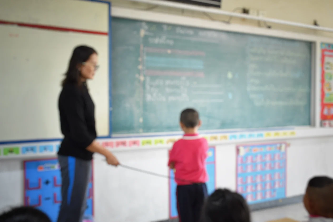 Caning a student