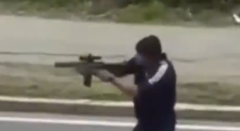 Tyler Brown shoots up the highway
