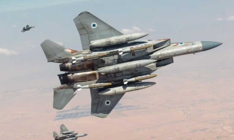 IAF jet during Operation Roaring Lion