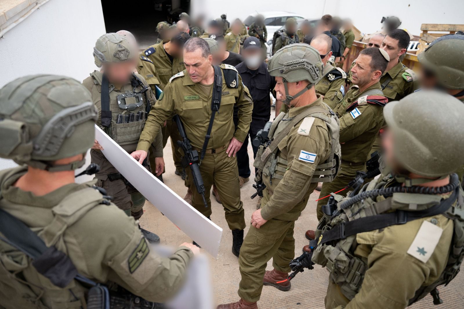 IDF chief during surprise readiness exercise