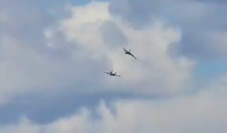 Shocking footage of the Plane collision 