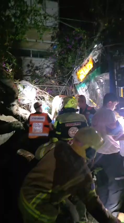 Horrific accident in Tel Aviv