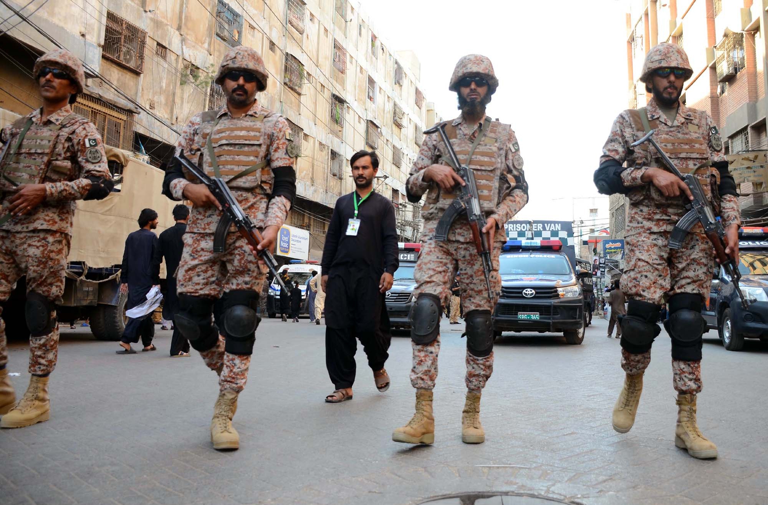 Pakistani troops