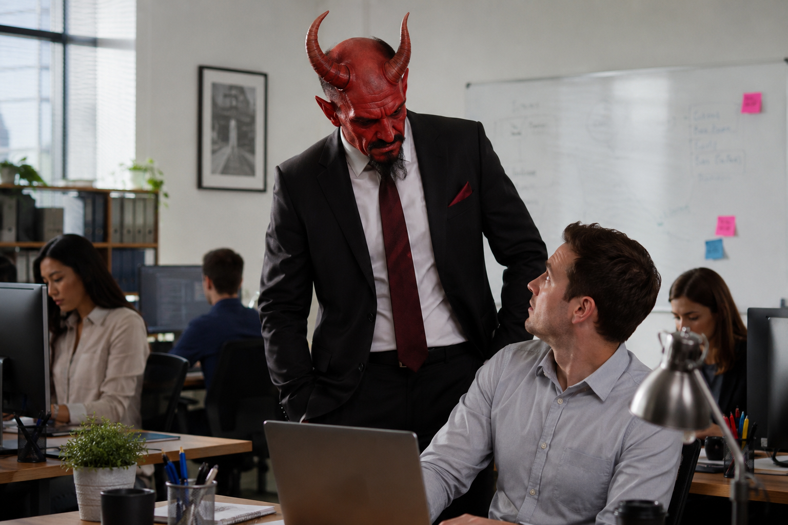 A toxic boss can turn any workplace into hell.
