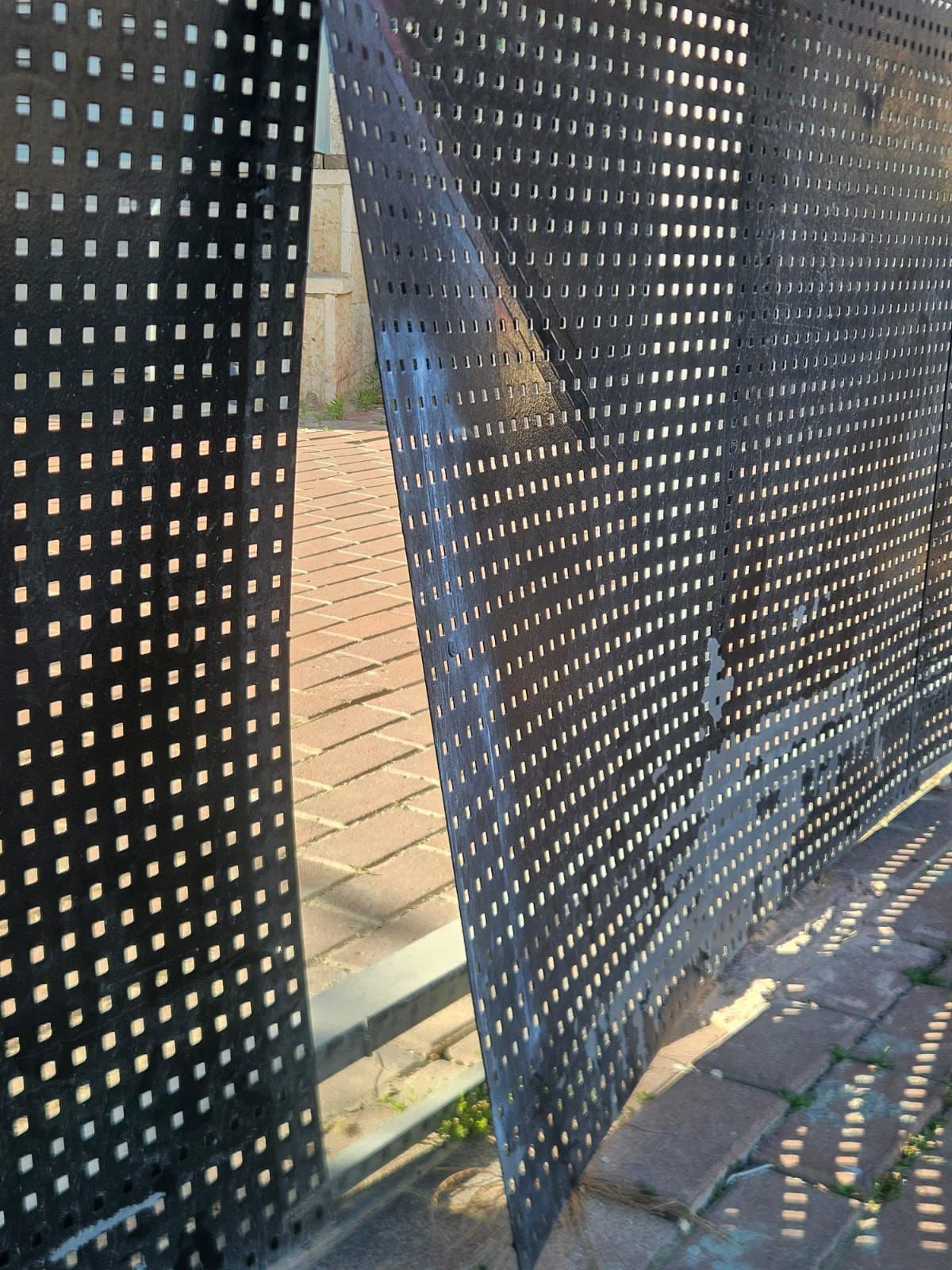 Damage caused to the police station by haredi rioters