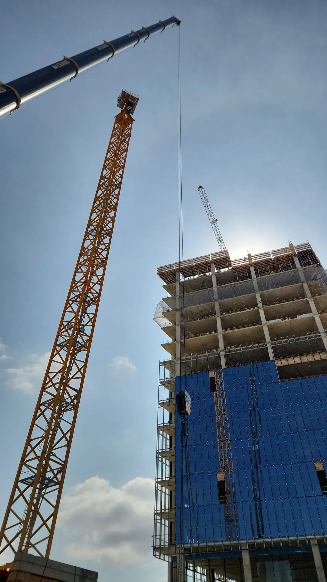 Crane Trap at Ramat Beit Shemesh Construction Site
