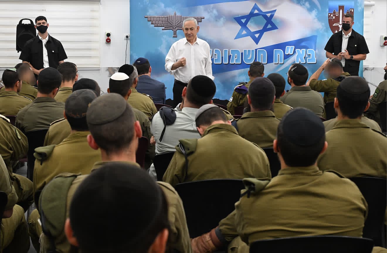 Netanyahu visits Hashmonaim unit