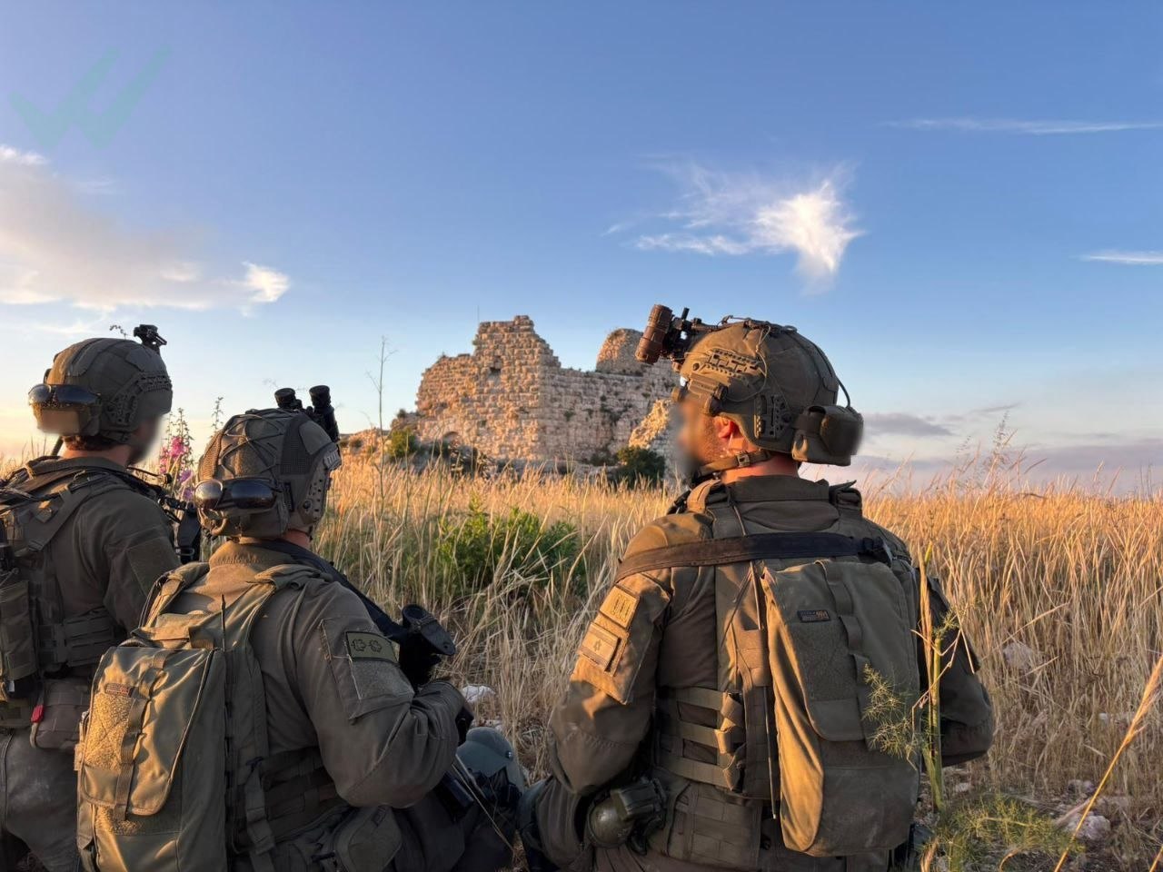 IDF soldiers approaching the Beaufort.