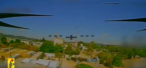 A Hezbollah FPV drone attacks an IDF command and control center located in the Avivim barracks, on Lebanon's southern border.