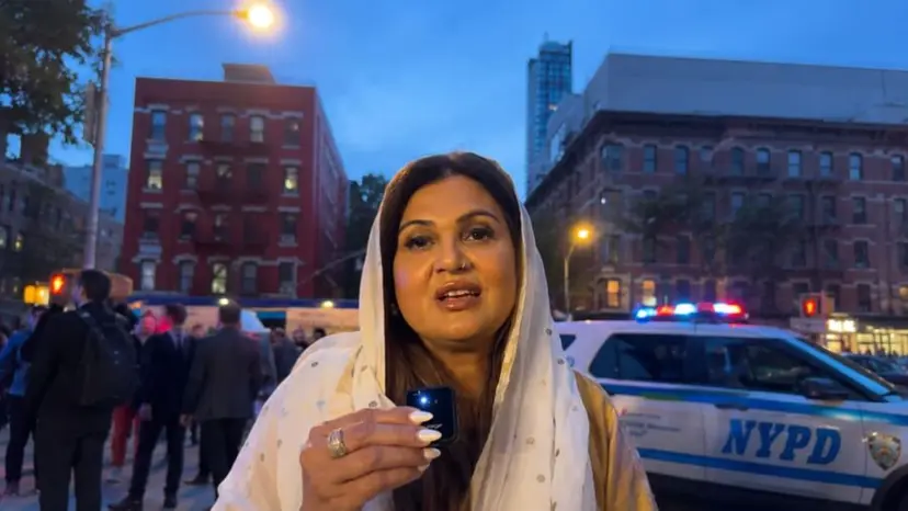 Anila Ali, A Muslim interfaith advocate at the Israel parade