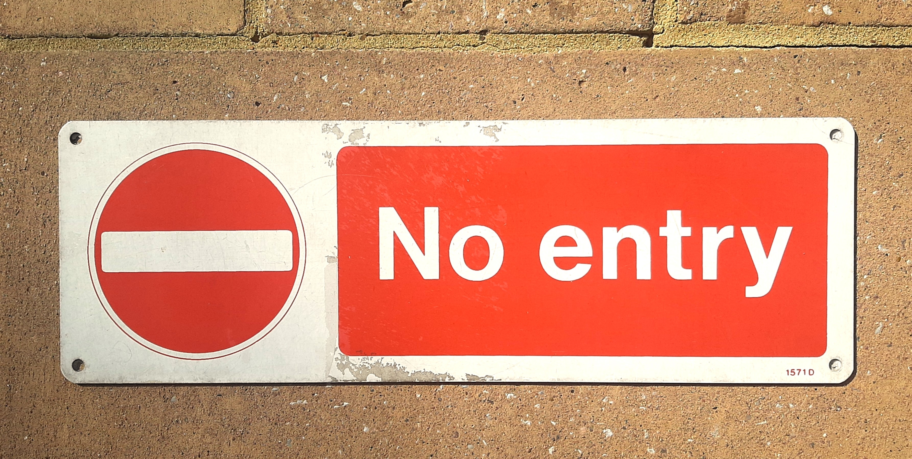 No entry sign