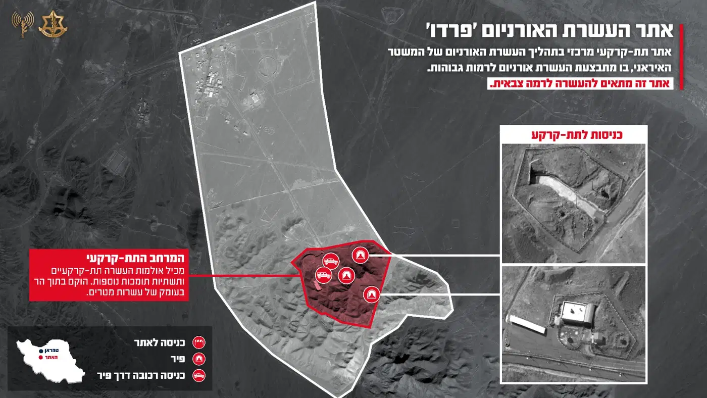 IAF striking in Iran