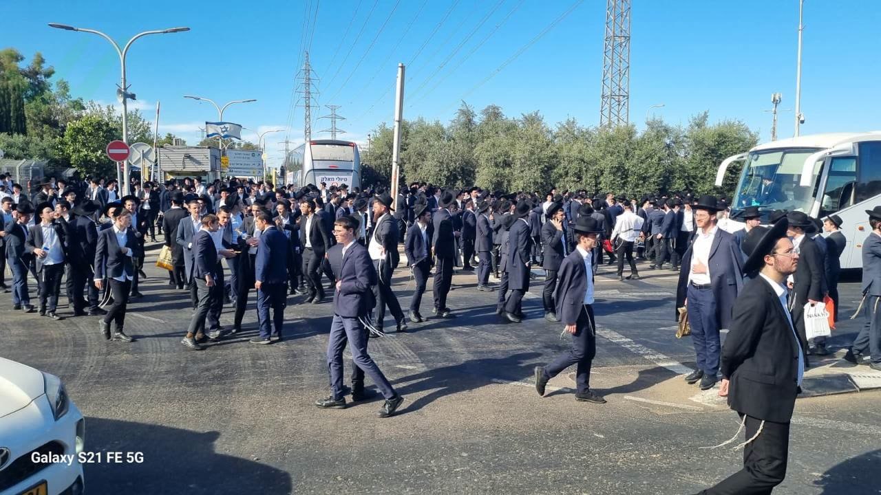 Anti-draft protests, Jerusalem, June 1 2026
