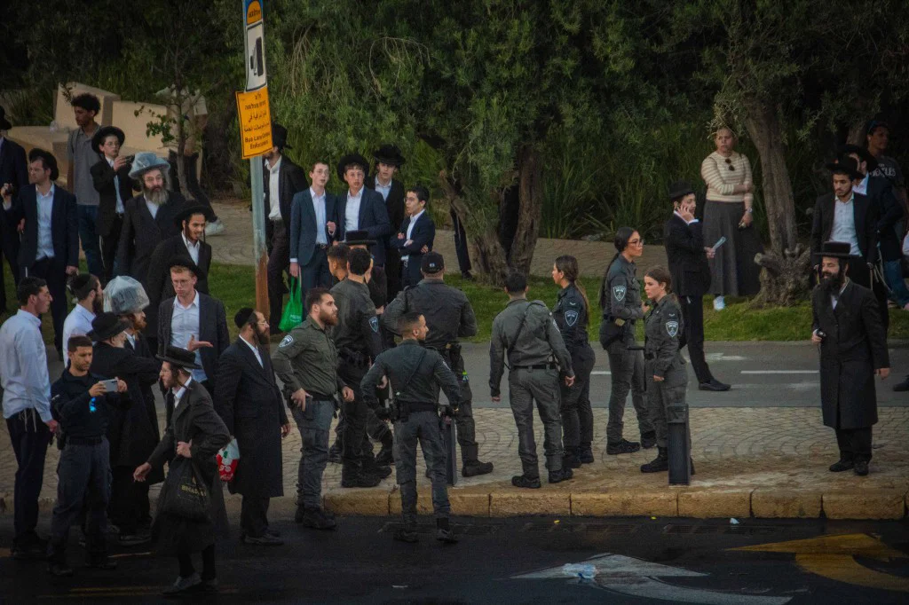 Anti-draft protests, Jerusalem, June 1 2026