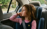 Girl in car