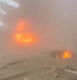 Kuwait Airport after Iranian attack