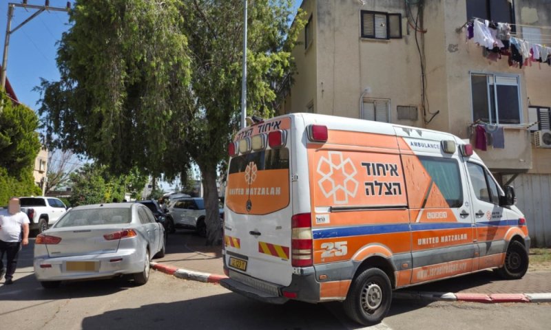United Hatzalah at the scene of the incident 