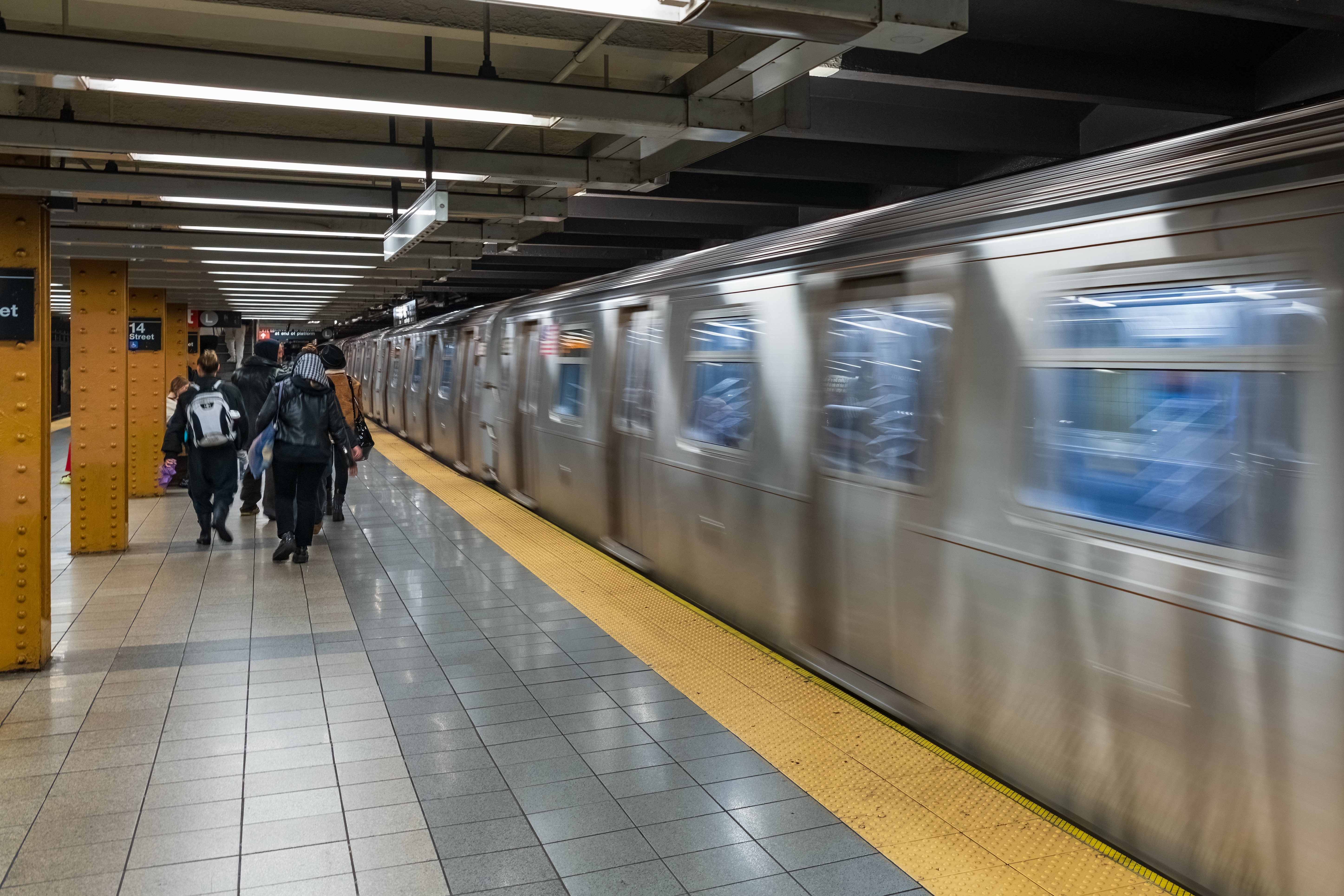 The subway. Illustration.