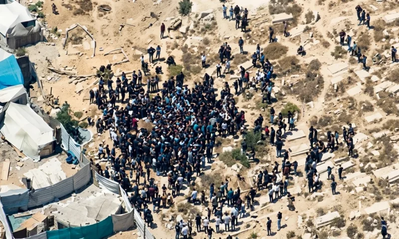 Empty funeral of former Hamas leader Al Haddad