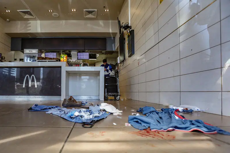 Scene of the terror attack 