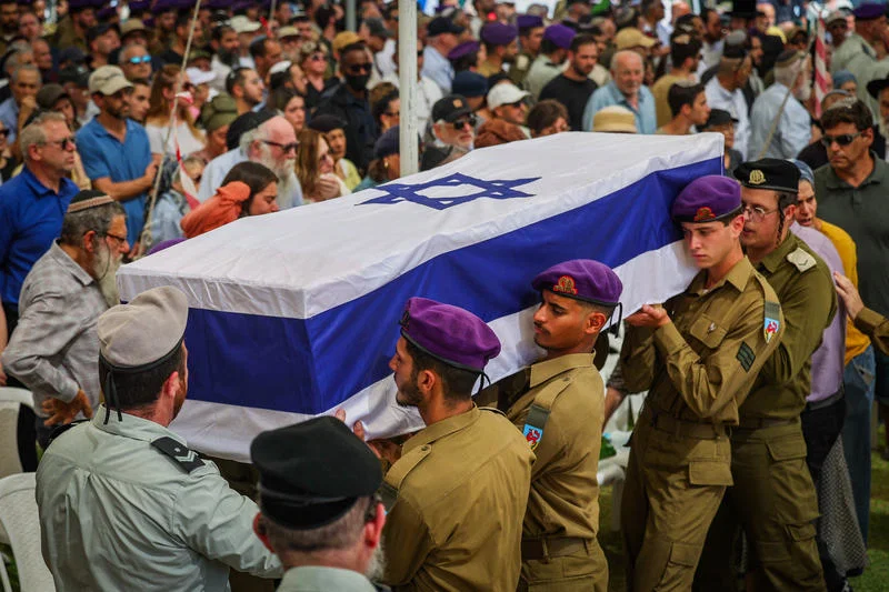 Ohad Yaari's funeral