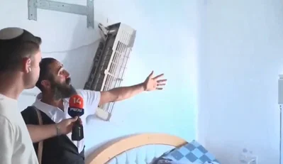 Damage to Chabad home in Samaria