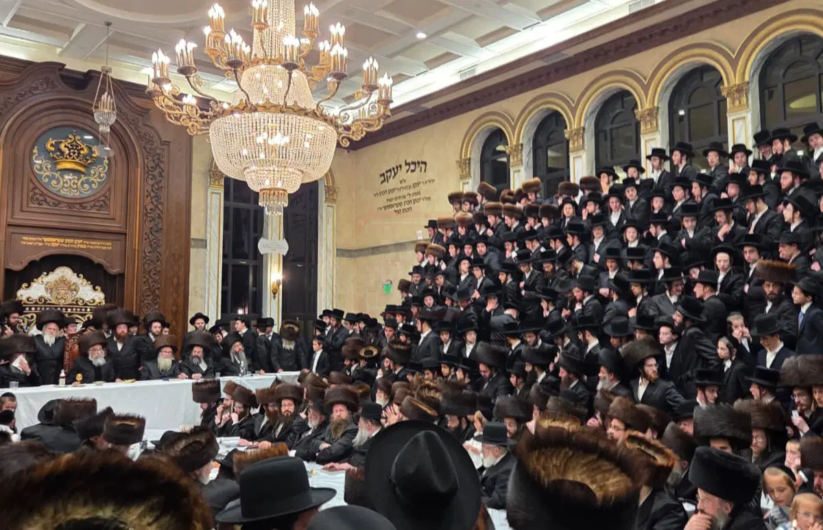 Admor From Vizhnitz Monsey spends Shabbos in Lekwood