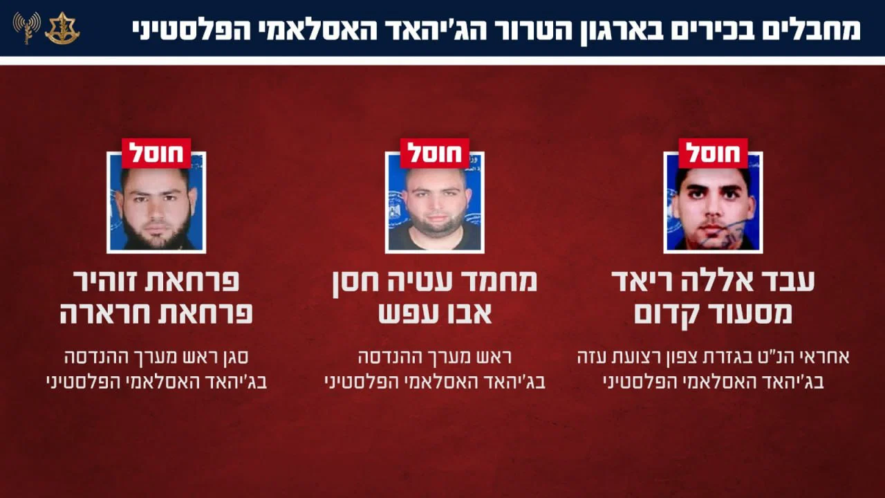 Eliminated PIJ terrorists