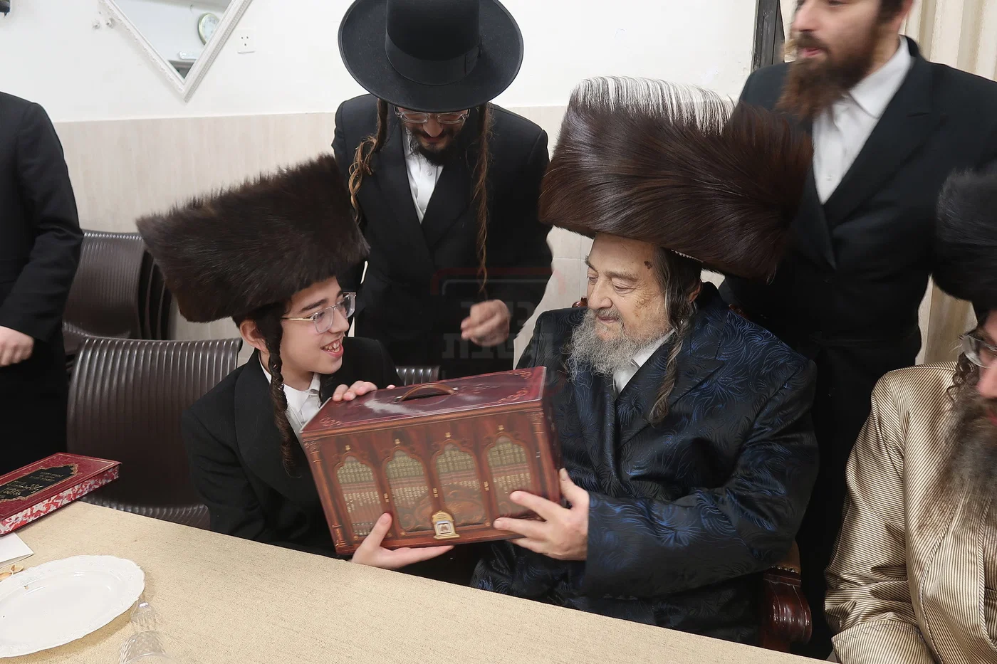Breslov  Rabbi Shechter Celebrates Grandson's Bar Mitzvah 