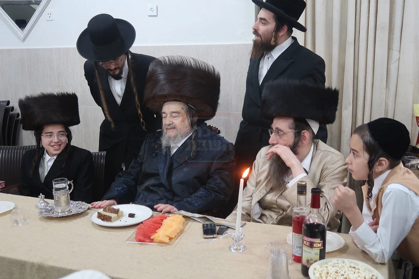 Breslov  Rabbi Shechter Celebrates Grandson's Bar Mitzvah 